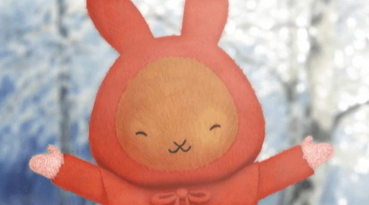 うさぎちゃんとゆきだるま